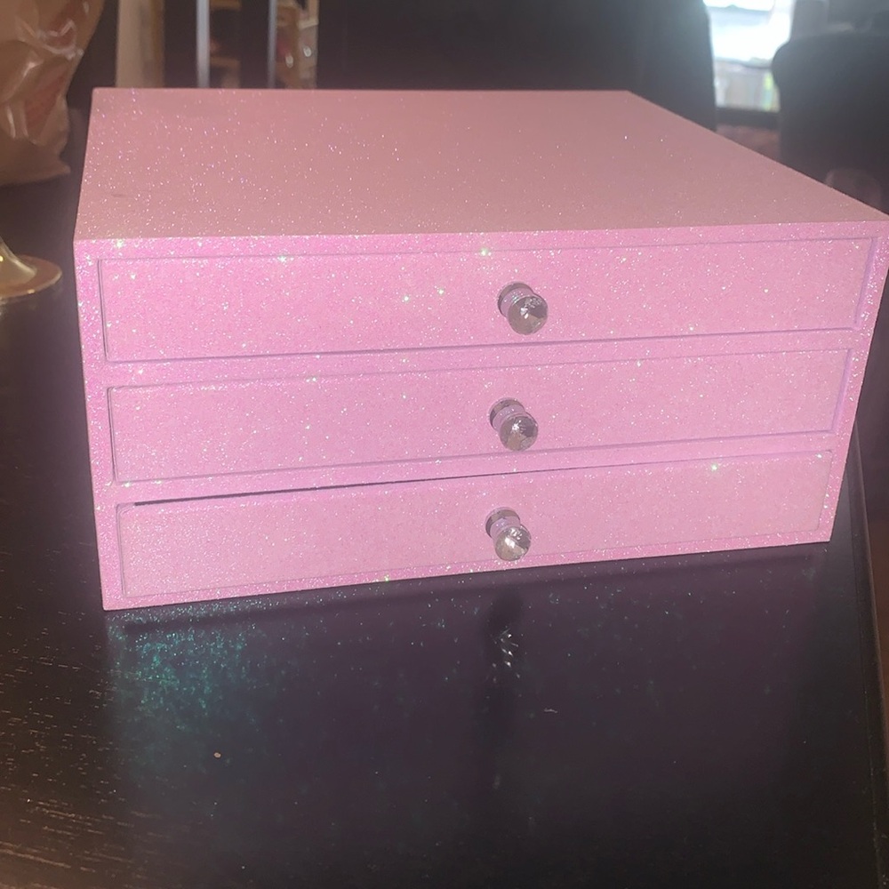 Glitter organizer box